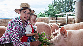 Besuch beim Schweineflüsterer