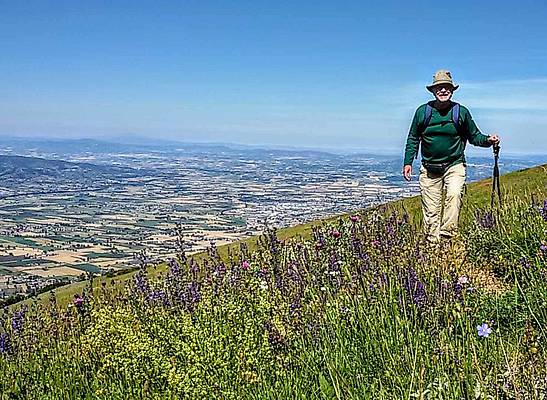 Blick auf Valle Umbria von Berg Sumbasio (c) Manuela Ciri